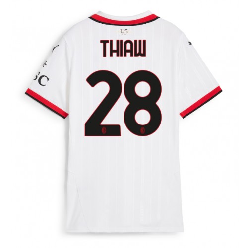 Fotbalové Dres AC Milan Malick Thiaw #28 Dámské Venkovní 2024-25 Krátký Rukáv